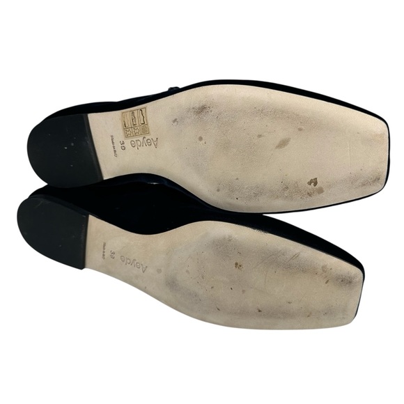 AEYDE Navy Uma Velvet Mary-Jane Ballerina Flats. Sz: EU39/US 8.0 - Picture 9 of 12